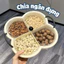 Khay Đựng Bánh Kẹo Có Nắp Đậy Chia Ngăn, Hộp Đựng Mứt Tết Hình Hoa Sang Trọng, Khay Đựng Hạt Trái Cây Decor Phòng Khách
