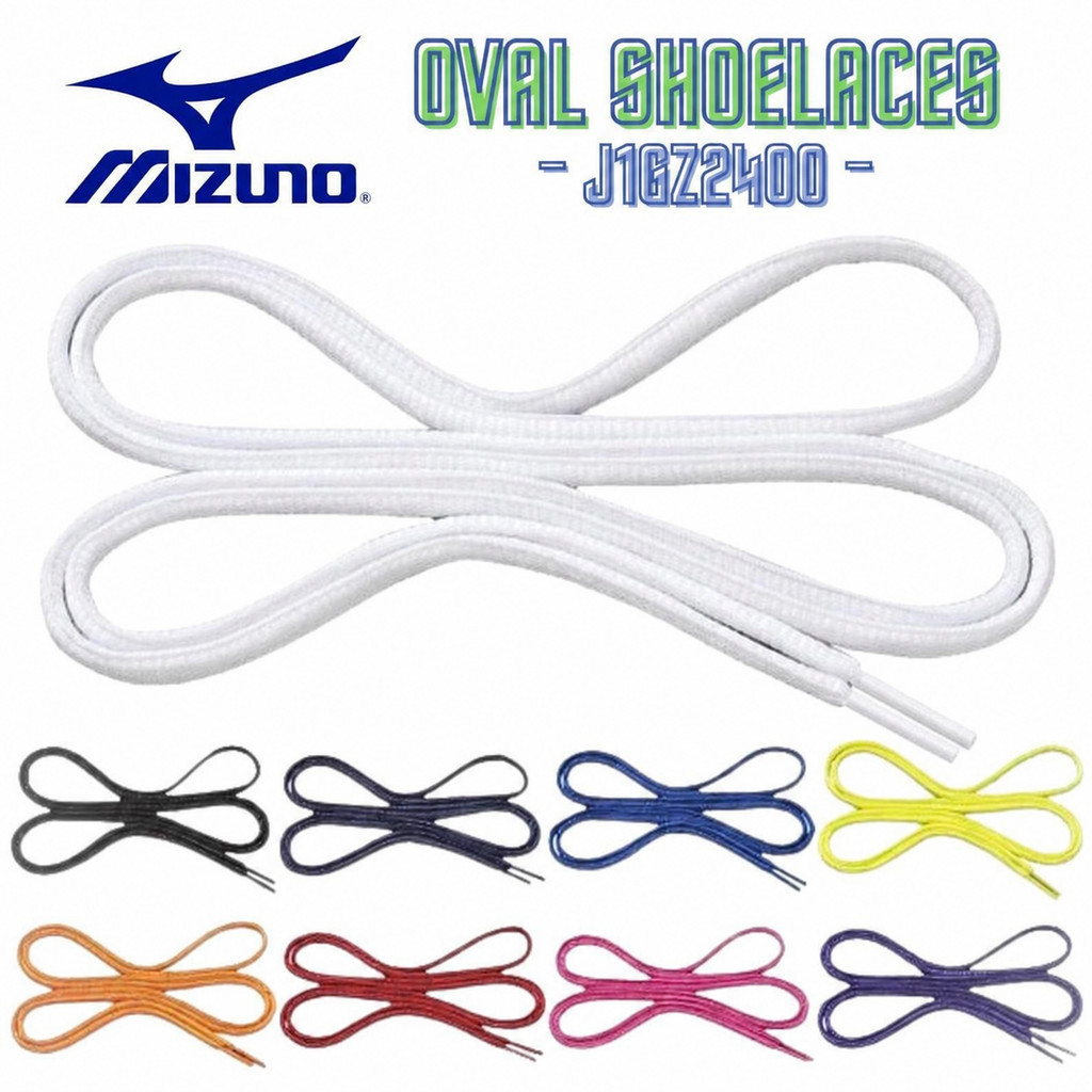 MIZUNO Oval Shoelaces J1GZ2400 Various Colors 140cmDirect From Japan