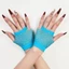 Găng Tay Kim Cương Giả VVDZA, Trang Trí Sáng Bóng Fishnet Thiết Kế Găng Tay Ngón, Găng Tay Nữ Găng Tay Cosplay Phong Cách Gợi Cảm Găng Tay Ngắn Khiêu Vũ Hiệu Suất