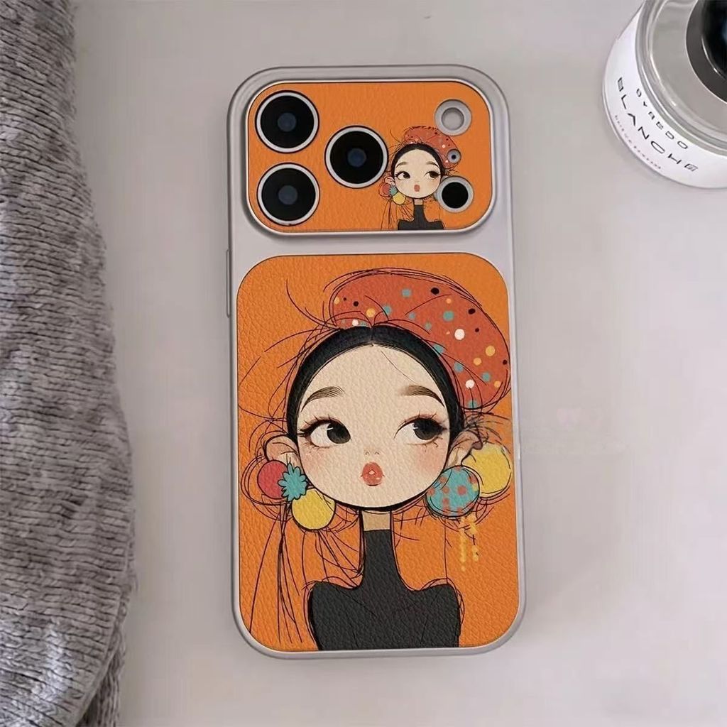 Trường hợp thay đổi giây iPhone 17 161514plus mũ cô gái 1312pro cửa sổ lớn 11