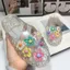Giày Thạch Nữ Bên Ngoài Mặc Phiên Bản Hàn Quốc Thời Trang Baotou Dép Đế Bằng Dép Trong Suốt Giày Hoa Phụ Kiện Giày Đi Biển LXMG