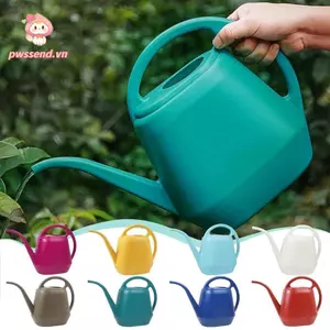 Chậu tưới nước PWSEND, Bình tưới nước nhẹ dung tích lớn, Dụng cụ làm vườn tại nhà Ấm đun nước tưới nước miệng dài 4L