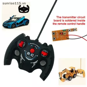 SRVN 857 27 MHz Mạch 4CH RC Điều khiển từ xa Bảng phát và thuPCB với hệ thống vô tuyến ăng-ten Phụ kiện ô tô.