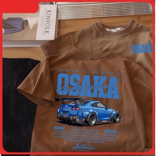 Áo thun trẻ em xe đua OSAKA, áo cotton thoáng mát cho bé mùa hè đi học đi chơi