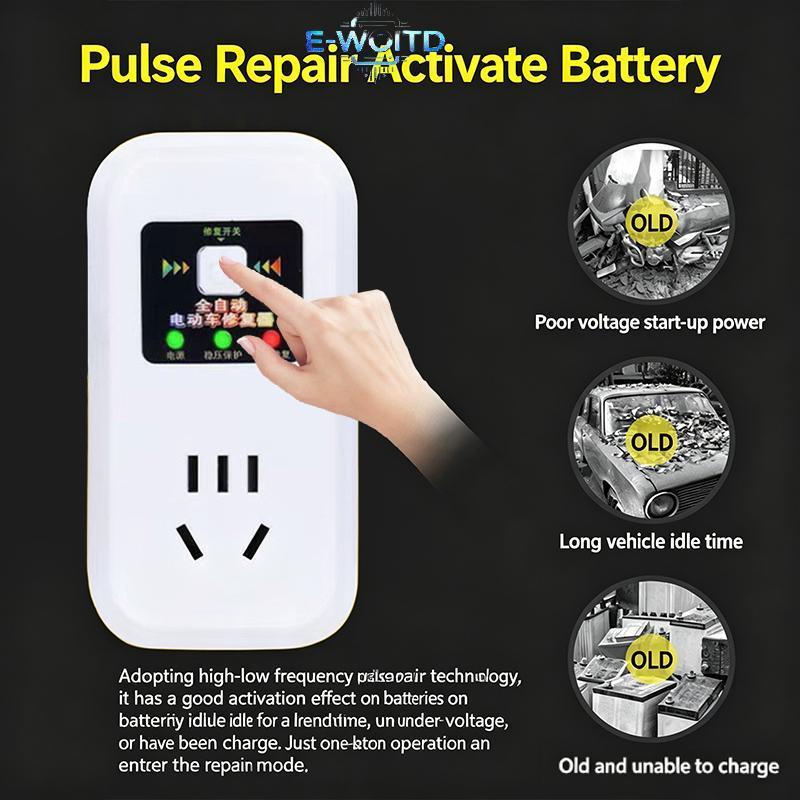 Bộ sửa chữa pin xe điện E-WOITD với bộ sạc đa năng Tính năng bảo vệ đa năng cho xe đạp E Qui Fix E-WOITD