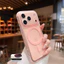 Ốp điện thoại từ tính mờ cho iPhone 17 Pro Max 13 14 15 16 pro max Bao gồm tất cả bảo vệ ống kính máy ảnh vỏ mềm Vỏ bảo vệ vỏ điện thoại