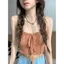 Áo yếm gợi cảm bên trong dành cho nữ Thời trang Thiết kế mùa hè Niche Áo khoác ngoài ngắn Hot Girl Top