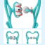 Máy mát xa con lăn sáu gót mới Hướng dẫn sử dụng Máy mát xa vai cổ Máy mát xa Trapezius để giảm đau thắt lưng cổ