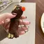 HFTOY Kawaii Chó Dachshund Sang Trọng Móc Khóa Hoạt Hình Con Chó Con Nhồi Bông Móc Khóa Dễ Thương Móc Khóa Mặt Dây Chuyền Túi Treo Trang Trí Quà Tặng Cặp Đôi ~