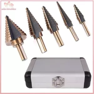THÊM 3 HSS Cobalt Nhiều Lỗ 50 Kích Cỡ Bước Mũi Khoan Bộ Dụng Cụ BSS