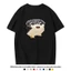 SY3 What the dog doing phim hoạt hình 220g áo thun cotton dày tay ngắn tee YS3