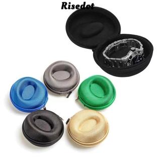 Hộp đựng đồng hồ RISEDOT, Hộp đựng đồng hồ chống sốc chống nước, Hộp đựng đồng hồ đóng cửa khóa kéo EVA chống va đập di động Bảo vệ đồng hồ