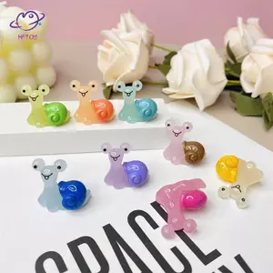 HFTOY 10 Chiếc Ốc Dạ Quang Mini Hình Micro Phong Cảnh Trang Trí Nhà Cửa Phụ Kiện Đồ Chơi ~