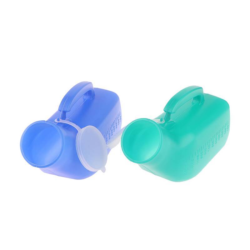 JINHF 1 Bình Nước Tiểu Di Động Dành Cho Nữ / Nam 1000 / 1200ml Bình Ngủ Bằng Nhựa Có / Không Nắp Pee Hộp Đựng Nước Tiểu Pee Chai HOT