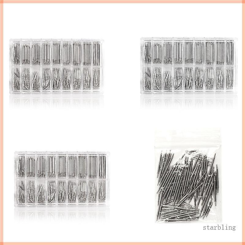 Ngôi Sao Thép Không Gỉ Đồng Hồ Dây Lò Xo Thanh Dây Đeo Liên Kết Chân 8-25mm Đồng Hồ Dây Kết Nối Trục Vòng Tay Sửa Chữa
