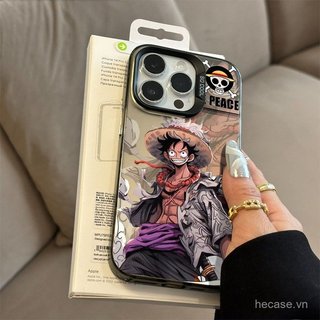 Ốp Điện Thoại Mới Ống Kính Mở Mũ Rơm Mát Bé Trai Thích Hợp Cho iPhone 15promax 15 14 13 12 11 pro max 12promax 15plus 16promax 17promax Vỏ Bảo Vệ Chống Sốc