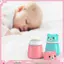 YOI Baby Powder Puff Case Hộp lưu trữ chủ đề mềm có nắp cho trẻ sơ sinh