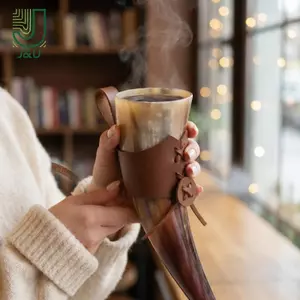 Tay áo bằng da PU Thời trung cổ Giá đỡ sừng Tiện ích hoạt động ngoài trời tốt nhất để đi bộ đường dài Hội chợ Tái hiện