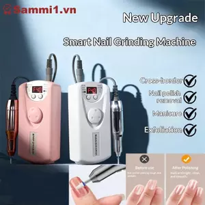 Máy khoan móng tay điện có thể sạc lại ZK với 6 đầu đánh bóng VN