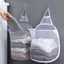 Giỏ đựng quần áo bẩn treo tường có thể gập lại có thể gập lại có tay cầm và lưới Thiết kế thoáng khí cho phòng tắm Phòng ngủ