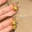 Peekaboo Vòng Cổ Cát Vàng Mèo Chó Cô Gái Trái Tim Hoạt Hình Dễ Thương Mặt Dây Chuyền Vòng Cổ DIY Phụ Kiện