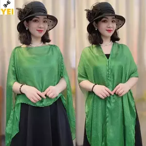 < YEI > Khăn choàng mới Khăn choàng voan mùa hè Khăn quàng cổ nữ Khăn choàng ngoài trời quấn mềm Foulard Nữ đi biển mới