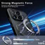 Dành Cho Xiaomi 17T 17T Pro Ốp Lưng ELVEV Chống Sốc Mờ Cảm Giác PC + TPU Chống Vân Tay Trong Vòng Chân Đế Hút