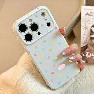 Dành Cho IPhone 17 16 15 14 plus 13 12 11 Pro Max 7 8 plus Trường hợp điện thoại nhiều màu sắc của Hàn Quốc