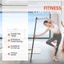 Gậy tập Yoga 5 Ft Thép chắc chắn có thể điều chỉnh Gậy kéo dài để di động, linh hoạt và cân bằng Gậy tập thể dục đa năng