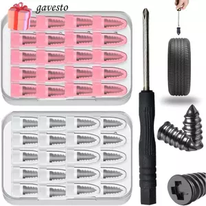 GAVESTO 10 / 20 / 30 / 40 / 50PCS Bộ dụng cụ sửa chữa lốp cao su, Móng tay nấm Vít trong ô tô Bộ dụng cụ sửa chữa lốp chân không, Móng tay sửa chữa lốp ô tô bằng cao su