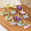 < YEI > 5 Kẹp Tóc Hoa Pastel Hoa Nhân Tạo U Chân Cho Bé Gái Nữ Lễ Hội Khiêu Vũ Thiết Kế Đám Cưới Mới