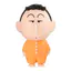Đồ chơi viên nang BANDAI Nhật Bản Crayon Shin-Chan Không trang trí kiểu ngủ Dumb Kazama Xiaobai 5ME5