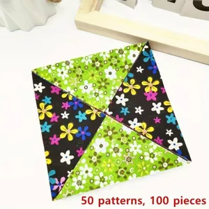 Vải Tam Giác Cotton Nguyên Chất Nhiều Màu Sắc Baijia Vải Vải Chắp Vá Họa Tiết Vải Khâu Phải Có In Tay