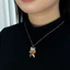Dễ Thương Mèo Dễ Thương Mặt Dây Chuyền Vòng Cổ Hoạt Hình Dễ Thương Vui Nhộn Mèo Con Xương Đòn Dây Chuyền Nữ Trang Sức Thời Trang