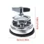 AIHOM Giá đỡ trống Gắn Braet cho sàn Tom Leg Metal Ra Base Kẹp trống rắn cho 2 bộ trống Phụ kiện diễn tập,
