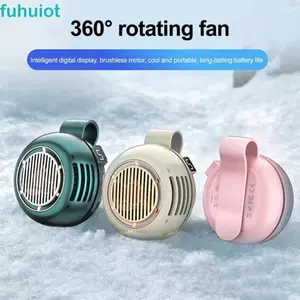 Quạt thắt lưng kẹp FUHUIOT, 5 quạt thắt lưng treo gió mạnh có thể điều chỉnh tốc độ, có thể tắt tiếng bền bỉ có thể sạc lại USB Máy làm mát không khí cầm tay cắm trại