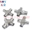 BNC-JKK BNC Nữ Chất Liệu Đồng Đài Phát Thanh Sóng Bộ Chuyển Đổi BNC Một cm Ba Nữ Bốn Chiều Adapter