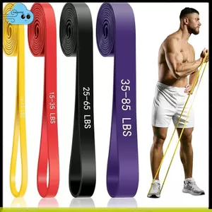 Dây kháng lực 1 bộ / 4 cái, Yoga, Thiết bị tập thể dục & tập thể dục Aerobic, Dây tập nâng