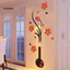 Linh hồn| Có Thể Tháo Rời Bình Hoa 3D Dán Tường Nhà Decal DIY Trang Trí Phòng Khách