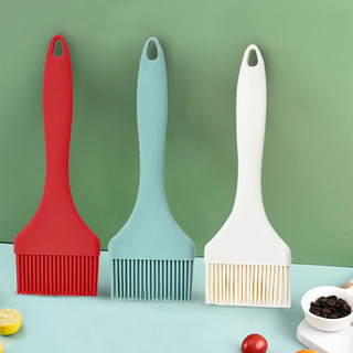 Bàn chải dầu tích hợp silicon Bàn chải thịt nướng lớn Dụng cụ làm bánh Bàn chải gia vị Bàn chải nước sốt chịu nhiệt độ cao Hàng có sẵn I91V