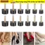 BAMBOOB 10 Chiếc Stiletto Thay Thế Nút Chặn Gót Đen Bảo Vệ Sửa Chữa Giày Cao Gót Đầu Vòi