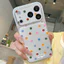 Ốp lưng iPhone Họa tiết da Mạ màu Họa tiết chấm bi iPhone 17 16 15 14 13 12 11 Pro Max Plus Max