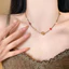 Vòng cổ cao cấp mới dành cho nữ Bohemian Pearl Retro