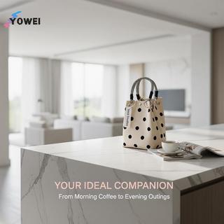 Túi xách dệt kim bền vững YOWEI có kẹp từ tính Hoàn hảo để sử dụng hàng ngày VN
