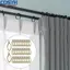 <cosyh>Curtain Accessories Elegant Aesthetic Heavy Duty Secure Curtain Support