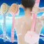 TRTR Tay Cầm Dài Chà Hiện Vật Bàn Chải Tắm Chà Khăn Hộ Gia Đình Đồ Dùng Phòng Tắm Mềm Tắm Ba Chà Bàn Chải VN