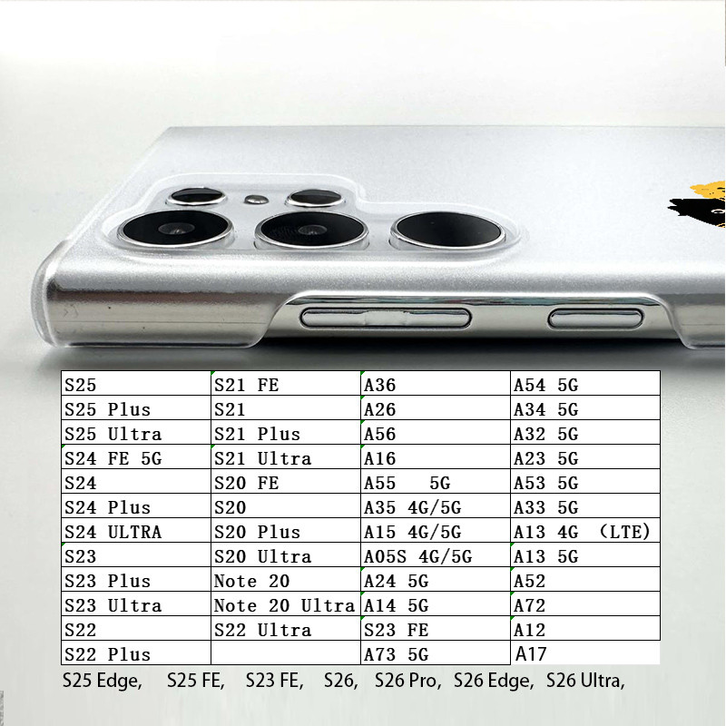 Dành Cho Samsung S26 Ultra S25 S24 Ultra S25 FE S24 FE S23 “Rich Horse ” Micro Matte Vỏ Điện Thoại Cứng Ultra S22 S21 S20 A55 A56 A17 A15 A26 / Vỏ Chống Vân Tay