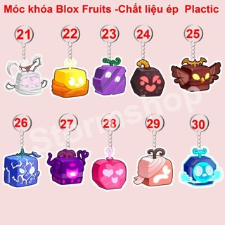Móc khóa  Blox FRUITS - nhiều mẫu, đa dang các loại trái và các tuyệt chiêu