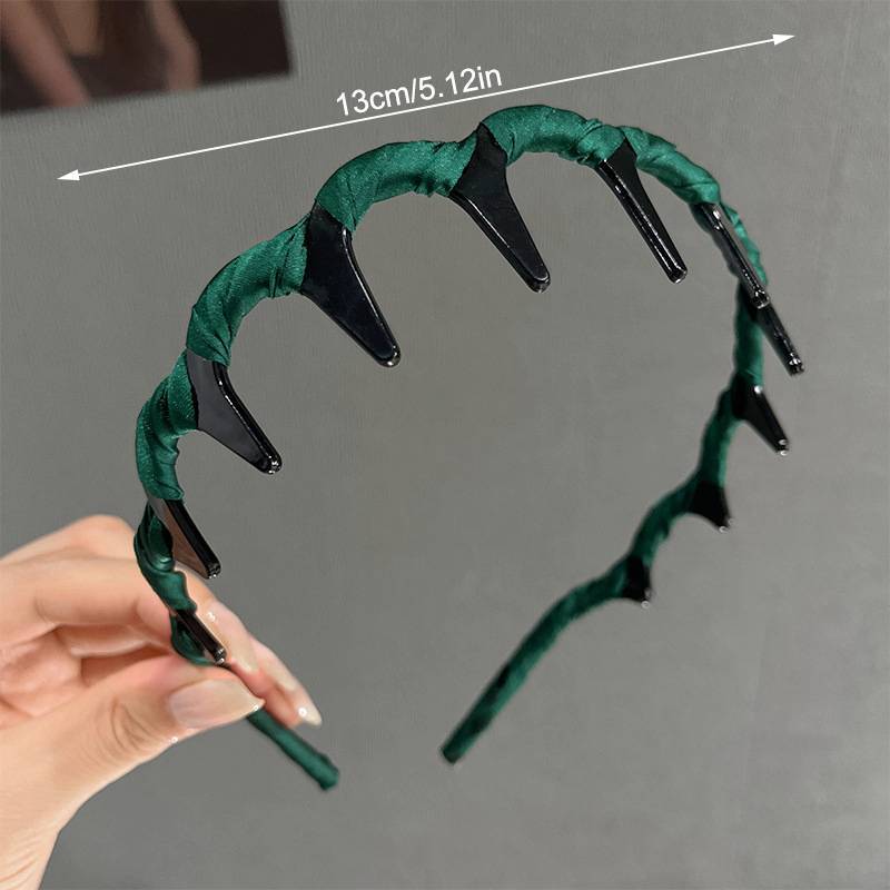 GHX Nước Rửa Mặt Đơn Giản Có Răng Chống Trơn Trượt Nghiền Tóc Hoàn Thiện Tóc Kẹp Áp Lực Sóng Tóc VN