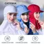 Mũ choàng không bụi CATIYAHA, Mũ bảo vệ cổ màu trơn chống bụi, Xưởng nắp xưởng thoáng khí